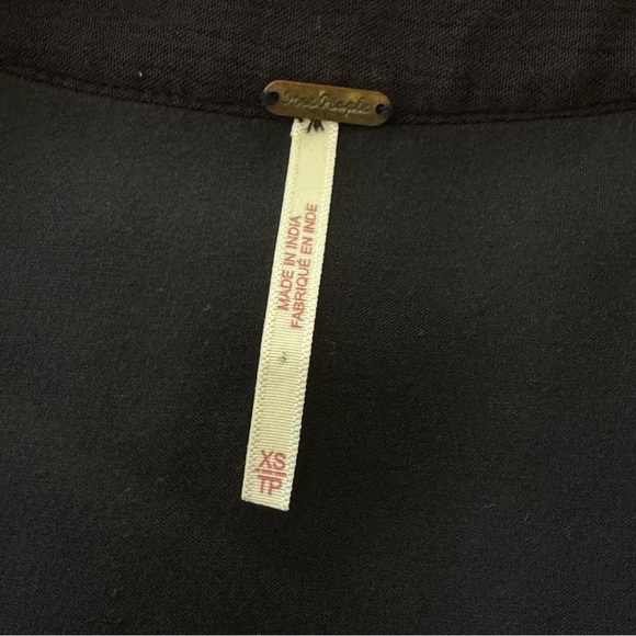 Free People Mia Embroidered Mini Dress XS in Black - Picture 5 of 8